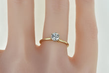 Load image into Gallery viewer, 14K 0.50 Ct Diamond Classic Solitaire Engagement Ring Yellow Gold