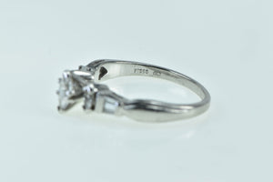 Platinum 0.50 Ctw Marquise Diamond Engagement Ring