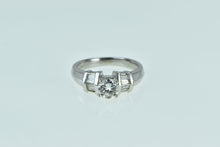 Load image into Gallery viewer, Platinum 0.72 Ctw Diamond Classic Engagement Ring