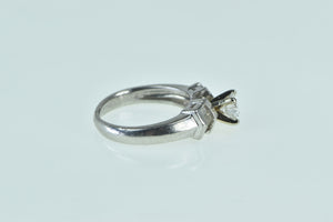 Platinum 0.72 Ctw Diamond Classic Engagement Ring