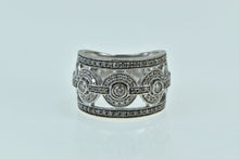 Load image into Gallery viewer, 14K 1.33 Ctw LeVian Chocolate Diamond Statement Ring White Gold