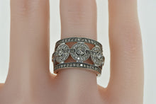 Load image into Gallery viewer, 14K 1.33 Ctw LeVian Chocolate Diamond Statement Ring White Gold