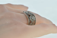 Load image into Gallery viewer, 14K 1.33 Ctw LeVian Chocolate Diamond Statement Ring White Gold