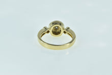 Load image into Gallery viewer, 14K Round Diamond Halo Promise Engagement Ring Yellow Gold