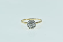 Load image into Gallery viewer, 14K 0.25 Ctw Diamond Vintage Cluster Engagement Ring Yellow Gold