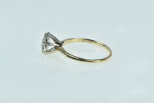 Load image into Gallery viewer, 14K 0.25 Ctw Diamond Vintage Cluster Engagement Ring Yellow Gold