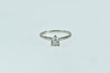 Load image into Gallery viewer, 14K 0.39 Ct Pear Diamond Solitaire Engagement Ring White Gold