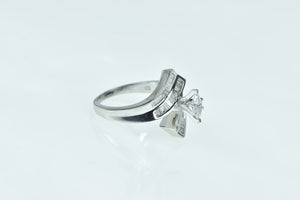 14K 1.34 Ctw Marquise Diamond Engagement Ring White Gold