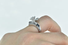 Load image into Gallery viewer, 14K 1.34 Ctw Marquise Diamond Engagement Ring White Gold