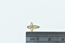 Load image into Gallery viewer, 14K Cross Christian Faith Symbol Single Stud Earring Yellow Gold