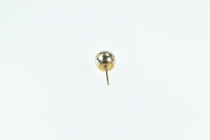 14K 5.9mm Vintage Ball Single Classic Round Stud Earring Yellow Gold