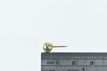 Load image into Gallery viewer, 14K 5.9mm Vintage Ball Single Classic Round Stud Earring Yellow Gold