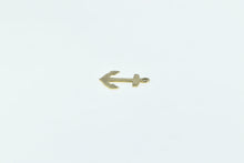 Load image into Gallery viewer, 14K Anchor Faith Hope Symbol Nautical Sailing Charm/Pendant Yellow Gold