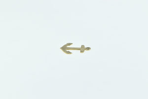 14K Anchor Faith Hope Symbol Nautical Sailing Charm/Pendant Yellow Gold