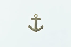 14K Anchor Faith Hope Symbol Nautical Sailing Charm/Pendant Yellow Gold