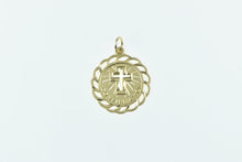 Load image into Gallery viewer, 14K Confirmation Catholic Christian Faith Charm/Pendant Yellow Gold