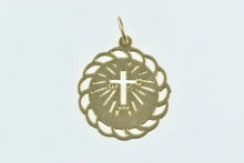 Load image into Gallery viewer, 14K Confirmation Catholic Christian Faith Charm/Pendant Yellow Gold
