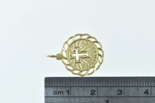 Load image into Gallery viewer, 14K Confirmation Catholic Christian Faith Charm/Pendant Yellow Gold