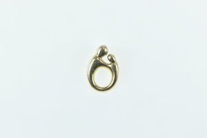 14K Mother Father Parent & Child Love Family Pendant Yellow Gold