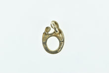 Load image into Gallery viewer, 14K Mother Father Parent &amp; Child Love Family Pendant Yellow Gold