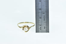 Load image into Gallery viewer, 10K 5.7mm Pearl Diamond Bypass Vintage Ring Yellow Gold