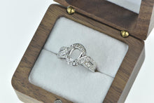 Load image into Gallery viewer, 14K 0.25 Ctw Diamond Oval Engagement Setting Ring White Gold