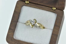 Load image into Gallery viewer, 14K 0.25 Ctw Marquise Diamond Engagement Ring Yellow Gold