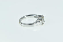 Load image into Gallery viewer, 14K 0.75 Ctw Invis Princess Diamond Engagement Ring White Gold