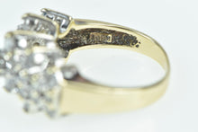 Load image into Gallery viewer, 10K 1.00 Ctw Diamond Vintage Cluster Band Ring Yellow Gold