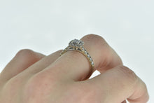 Load image into Gallery viewer, 14K 0.65 Ctw Classic Diamond Halo Engagement Ring White Gold