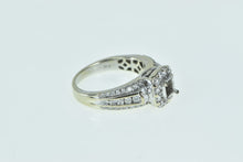 Load image into Gallery viewer, 14K 1.10 Ctw Diamond Princess Engagement Setting Ring White Gold