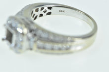 Load image into Gallery viewer, 14K 1.10 Ctw Diamond Princess Engagement Setting Ring White Gold