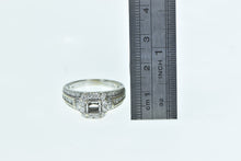 Load image into Gallery viewer, 14K 1.10 Ctw Diamond Princess Engagement Setting Ring White Gold