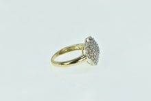 Load image into Gallery viewer, 14K 1.38 Ctw Diamond Pave Domed Heart Love Ring Yellow Gold