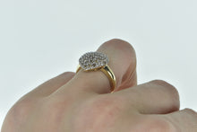 Load image into Gallery viewer, 14K 1.38 Ctw Diamond Pave Domed Heart Love Ring Yellow Gold