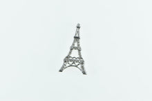 Load image into Gallery viewer, 10K Diamond Encrusted Eiffel Tower Paris France Charm/Pendant White Gold