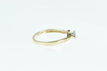 Load image into Gallery viewer, 10K Marquise Diamond Solitaire Vintage Promise Ring Yellow Gold