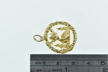 Load image into Gallery viewer, 10K Alaskan Gold Rush Prospector Pan Sifter Charm/Pendant Yellow Gold