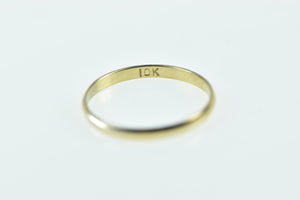 10K 1.4mm Child's Band Simple Vintage Baby Ring Yellow Gold