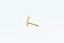 Load image into Gallery viewer, 18K Single Scallop Sea Shell Ocean Beach Motif Earring Yellow Gold