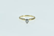 Load image into Gallery viewer, 14K 0.25 Ct Heart Solitaire Diamond Engagement Ring Yellow Gold