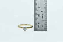 Load image into Gallery viewer, 14K 0.25 Ct Heart Solitaire Diamond Engagement Ring Yellow Gold