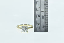 Load image into Gallery viewer, 14K 0.48 Ctw 1940&#39;s Diamond Square Engagement Ring Yellow Gold