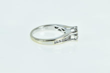 Load image into Gallery viewer, 14K 0.60 Ctw Diamond Round Cluster Engagement Ring White Gold