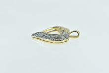 Load image into Gallery viewer, 14K 0.75 Ctw Pave Diamond Encrusted Heart Pendant Yellow Gold