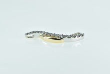 Load image into Gallery viewer, 14K 0.75 Ctw Graduated Wavy Vintage Statement Pendant Yellow Gold