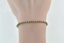 Load image into Gallery viewer, 14K 3.24 Ctw Vintage Diamond Classic Tennis Bracelet 7&quot; Yellow Gold