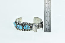 Load image into Gallery viewer, Sterling Silver Turquoise Southwestern Cuff Watch Band Bracelet 6.5&quot;