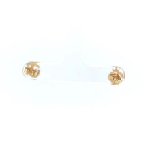 Load image into Gallery viewer, 10K Batik Ohm Sound of the Universe Stud Earrings Yellow Gold