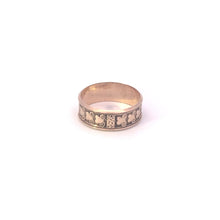 Load image into Gallery viewer, 9K 6.2mm Victorian Heart Swirl Pattern Band Ring Yellow Gold
